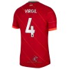 Officiële Voetbalshirt Liverpool Virgil Van Dijk 4 Thuis 2021-22 - Heren